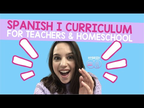 Spanish 1 Curriculum for Ages 11-16