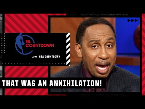 Stephen A. on the Warriors' Game 5 loss: THAT WAS AN ANNIHILATION! | NBA Countdown video clip