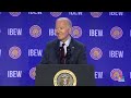 LIVE: Biden delivers remarks to electrical union workers | NBC News  - 17:35 min - News - Video