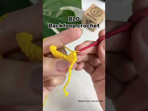 Back loop crochet, BLO #crochet #crochetcrosai #amigurumi #knittig #handmade