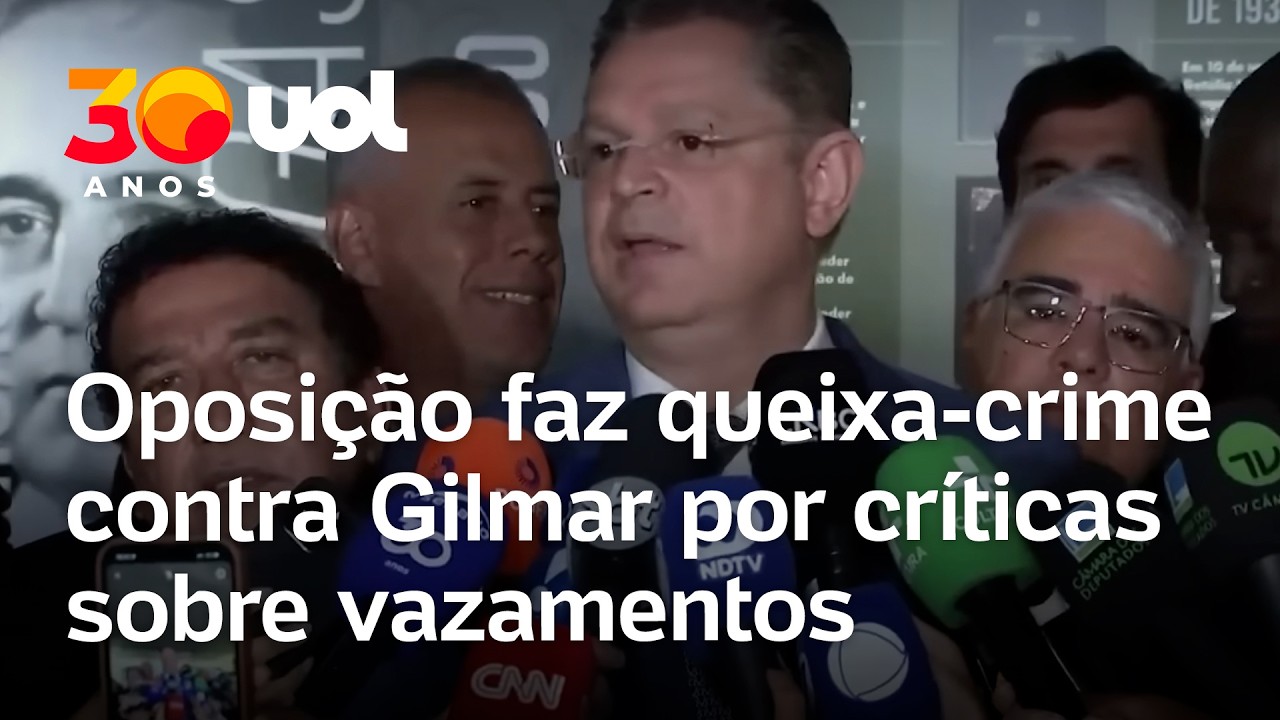 CPMI do INSS: Oposição faz queixa-crime contra Gilmar Mendes por críticas sobre vazamentos