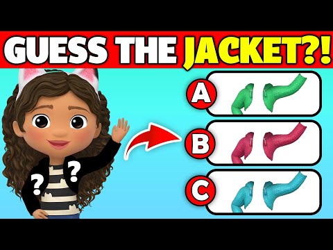 Can You Guess Gabby’s Jacket? 🧥 | Choose the correct one! |🔥🏠GABBY'S DOLLHOUSE Movie Quiz! I Vera