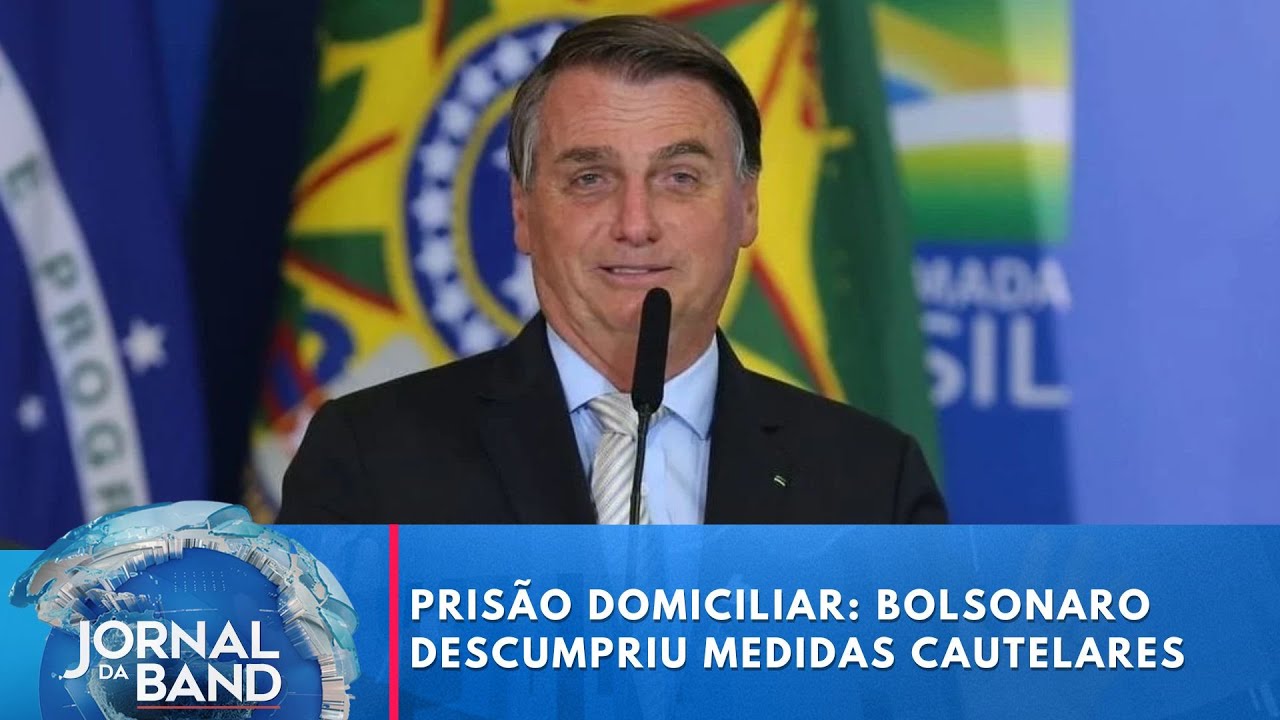 Bolsonaro descumpriu medidas cautelares ao participar de protesto | Jornal da Band