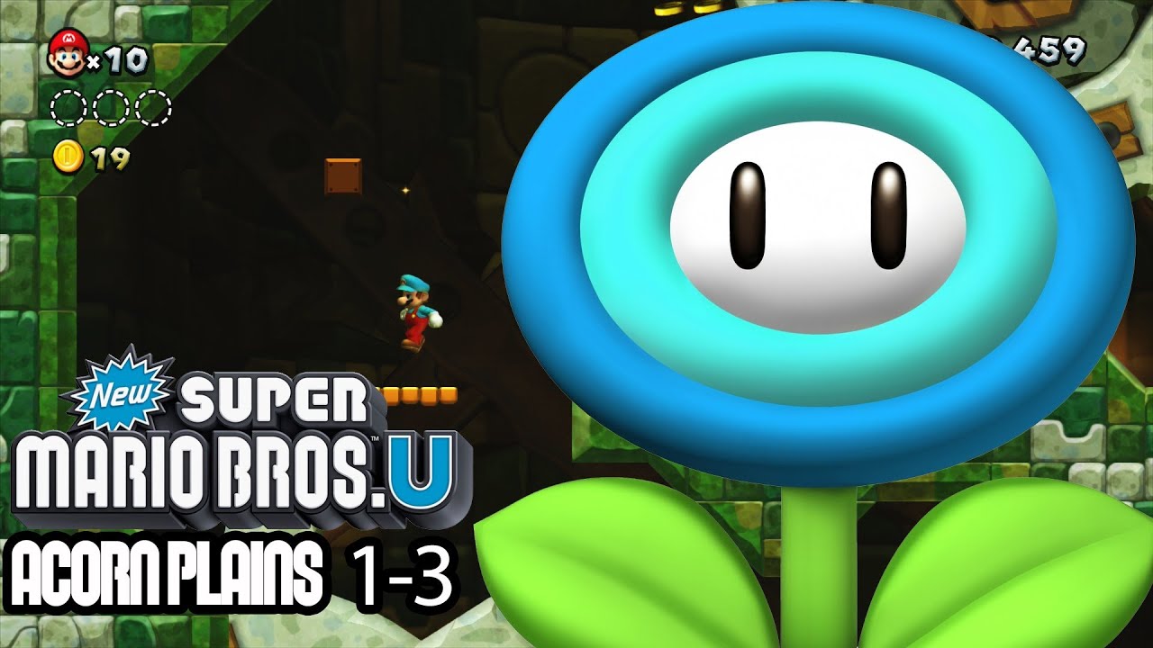 new super mario bros u acorn plains