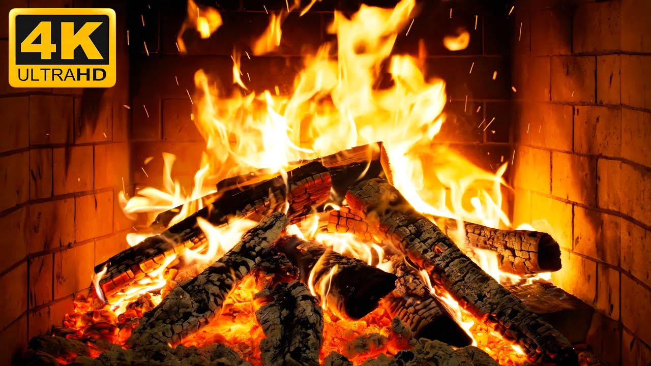 🔥 COZY NIGHTS by the FIREPLACE with WARM HEARTH SOUNDS and EVENING SILENCE for ULTIMATE COMFORT