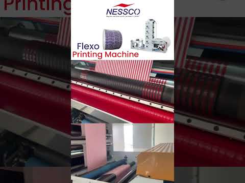 Experience the perfect balance of speed and quality with NESSCO high-speed flexo printing machine.
