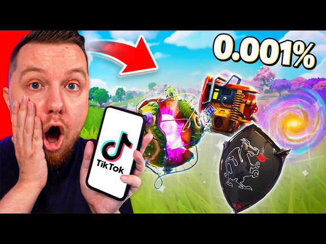 WYRZUCIŁEM PLECAK na ZIEMIĘ czyli LIFEHACKI z TikToka w Fortnite
