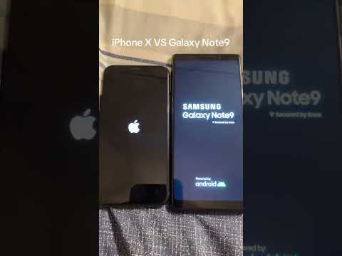 iPhone X VS Galaxy Note9 #apple #samsung #iphone #galaxy