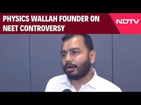 Physics Wallah Alakh Pandey's Advice To Aspirants Amid NEET Controversy