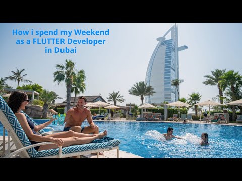 How i spend my Weekend as Flutter Developer | Jumeirah Beach & Blue Water Island Dubai Walking Tour