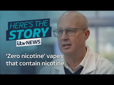‘Zero nicotine’ vapes that contain nicotine | ITV News