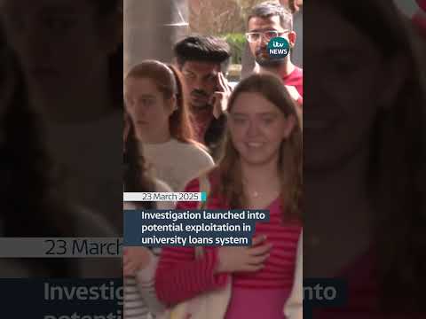 An investigation has been launched into the university loans system #itvnews #university #student
