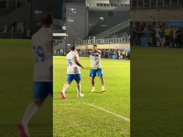 A TORCIDA DO SANTOS FICOU PISTOLA COM O NEYMAR !!! #futebol #neymar #santos
