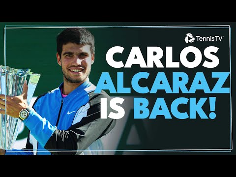 Breathtaking Carlos Alcaraz Highlight Reel in Indian Wells Title Defence 💫