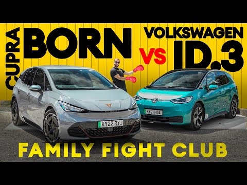 CUPRA Born vs Volkswagen ID.3: FAMILY FIGHT CLUB!