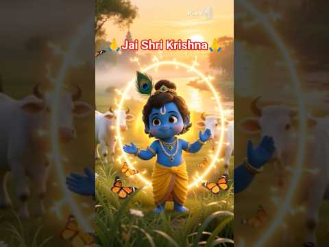 Jai Shri Krishna 🙏 || #krishna #ytshorts #shorts #shortsfeed #trending #KrishnaBhajan #BhaktiVideo