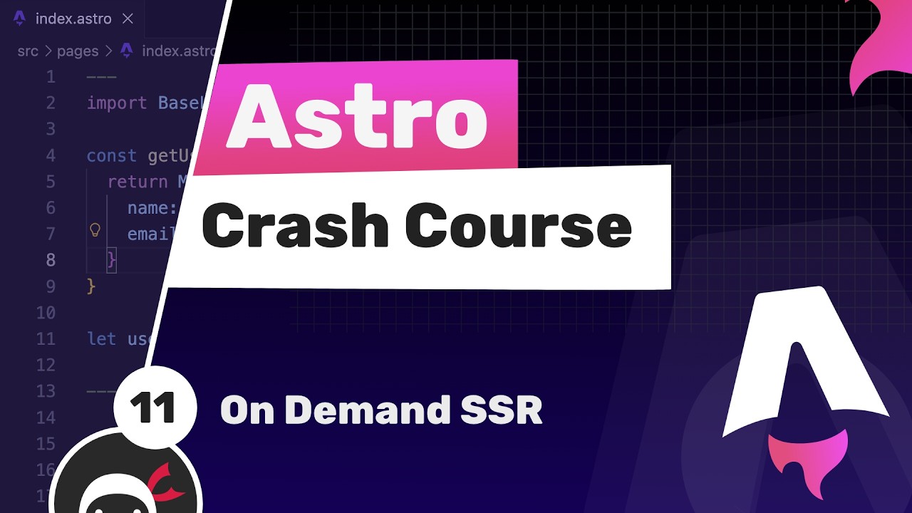 Astro Crash Course #11 - Server Side Rendering