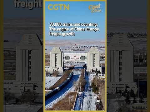 30,000 trains and counting: The engine of China-Europe freight growth #coolchina