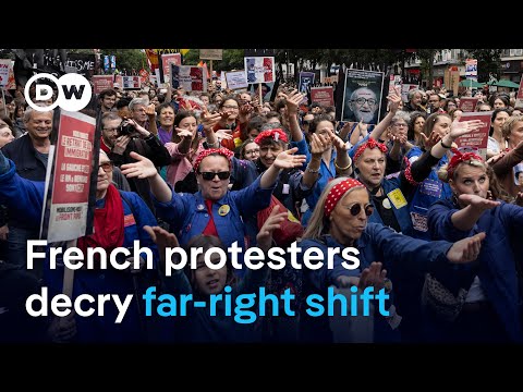 Thousands march against the French far right | DW News