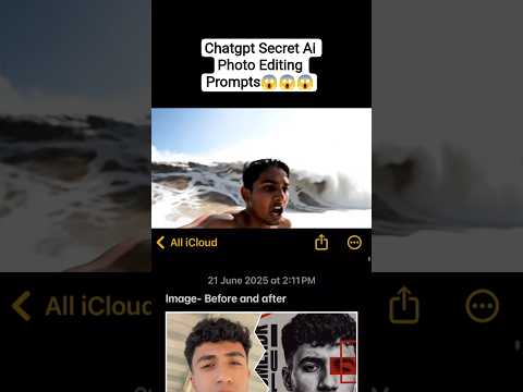 ChatGPT ke secret prompt jo tumhare photo ko next level bna denge!#AIEditing #SecretPrompt #chatgpt