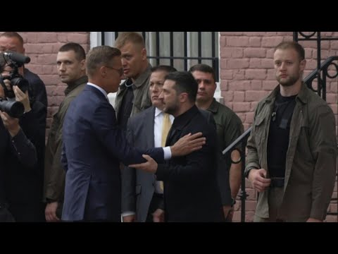 Zelensky meets European leaders at Ukrainian embassy ahead of Trump talks | AFP