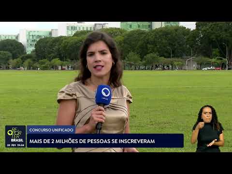 Mais de dois milhões de pessoas se inscreveram para Concurso Unificado