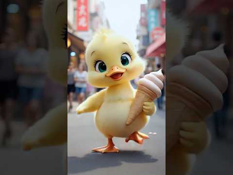 Duckling’s Worst Ice Cream Day! 🍦💩😂 #Shorts