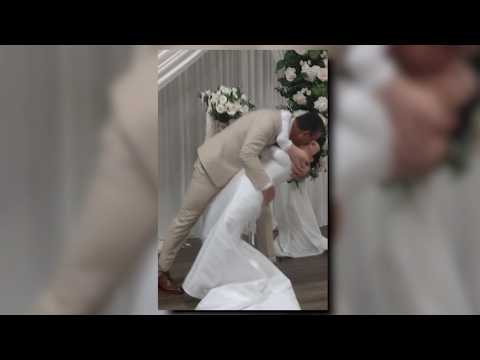 New Jersey wedding saved by gym after nor'easter flooding forces couple to switch venues