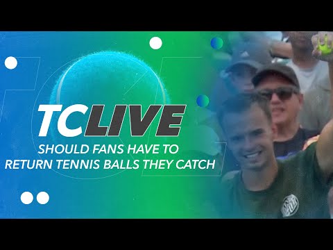 DEBATE: Should fans have to return tennis balls they catch? | Tennis Channel Live