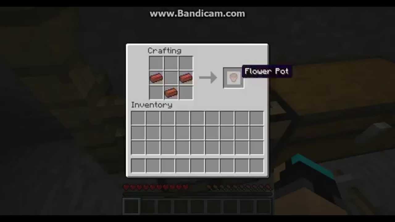 minecraft-how-to-craft-a-flower-pot-youtube