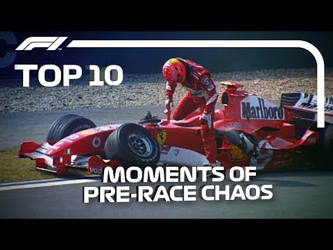 Top 10 Moments of Pre-Race Chaos