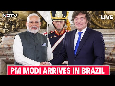 PM Modi LIVE | PM Modi Receives A Warm Welcome By Indian Community In Brazil | BRICS | PM Modi LIVE