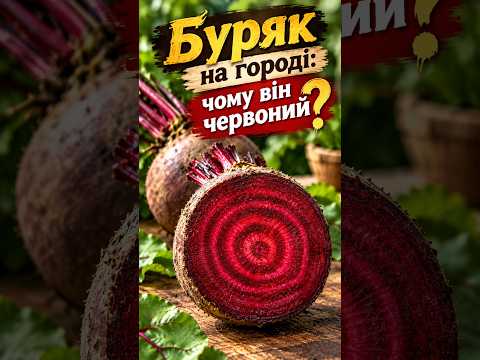 Буряк на городі: чому він червоний? #буряк #дача