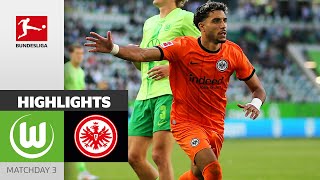 Marmoush Leads Frankfurt to Win! | Wolfsburg — Eintracht Frankfurt 1-2 | Highlights | MD 3 – BULI