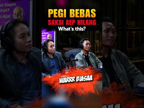 PEGI BEBAS AEP HILANG ⁉️What is it? #pegisetiawan #deddycorbuzier #closethedoor