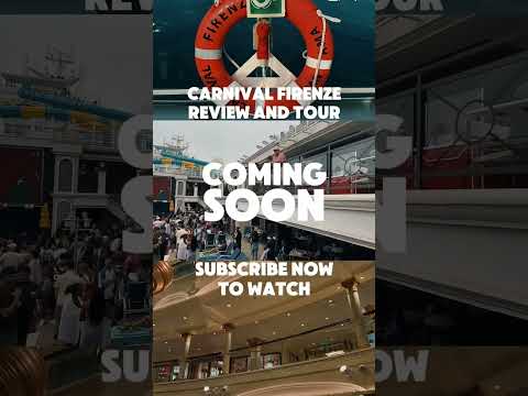 It’s coming!!! Carnival Firenze was…#subscribe #preview #trailer #carnivalcruiseline #fypyoutube