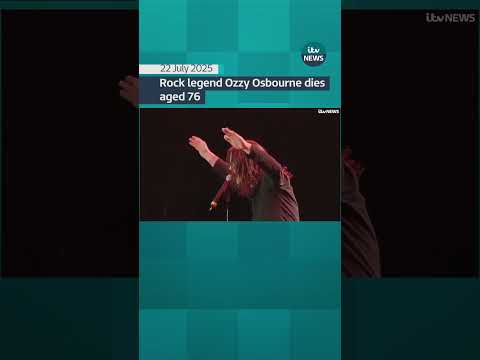 Rock legend Ozzy Osbourne dies aged 76