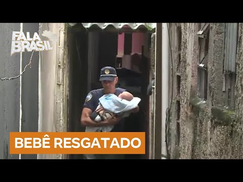 Policial resgata recém-nascido em meio a enchente na zona leste de SP