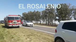 Choque en cadena demoró tránsito en ruta 3