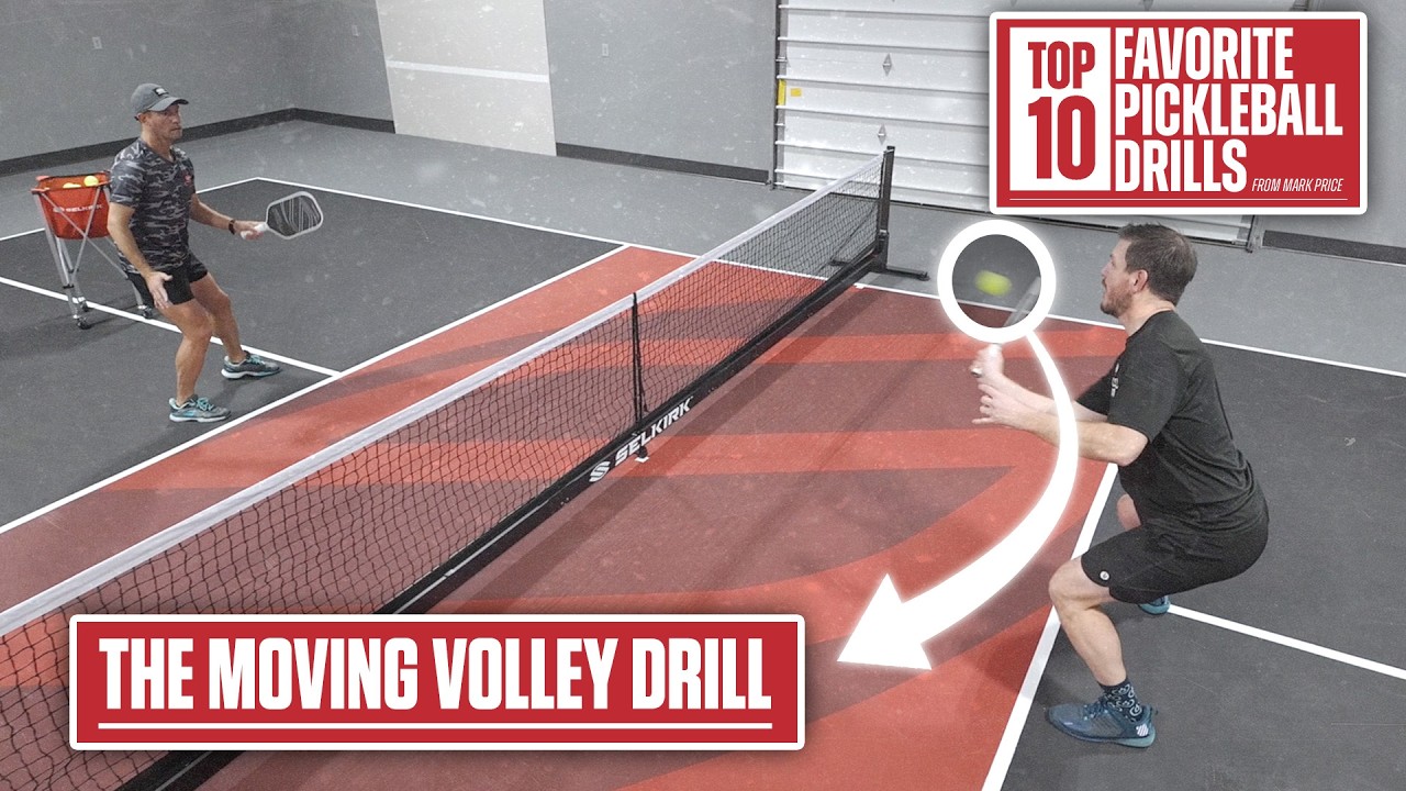 Moving Volley Drill: Pickleball Drilling to Improve Your Kitchen Line Movement