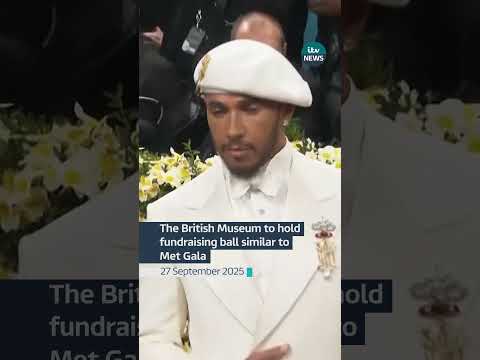 The British Museum ball aims to have 'Met Gala ambition with UK uniqueness' #itvnews #london