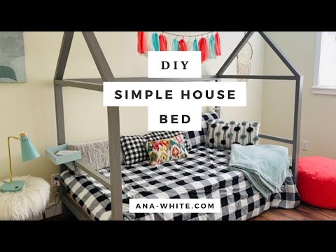 Simple DIY House Bed
