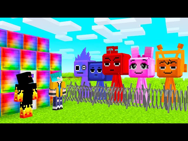 BASE SEGURA de AVARITIA vs SPRUNKS no MINECRAFT