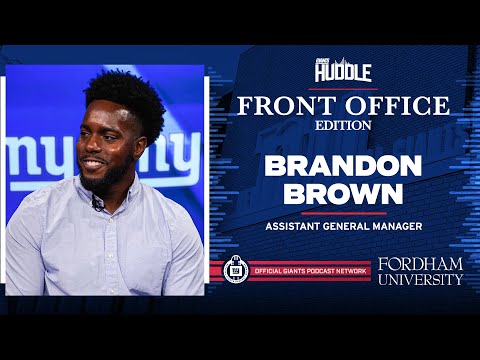 FIRST Interview with Assistant GM Brandon Brown | New York Giants video clip