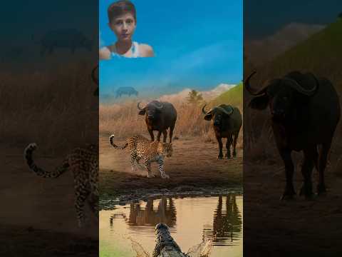 Crocodile Vs Tiger  And Bull Videos Shorts