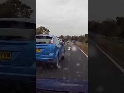Car Driver Doesn't Check or Indicate before Changing Lanes #DashCam #Shorts #Driving