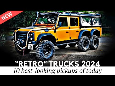 Top 10 Retro-Inspired Pickup Trucks of 2023-2024: Best-Looking Workhorses in the Business