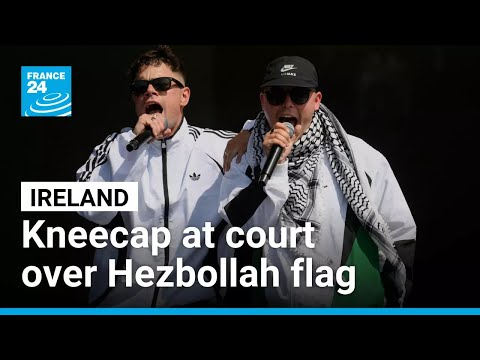Irish rap group Kneecap at court for waving Hezbollah flag on stage • FRANCE 24 English