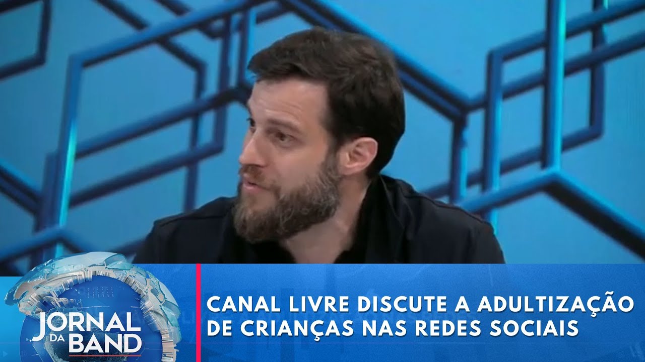 Canal Livre discute a adultização de crianças nas redes sociais