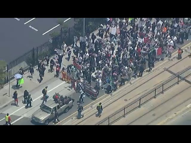 LIVE: Immigration protest underway in LA